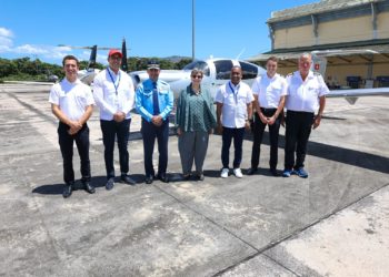 Departamento Aeroportuario recibe vuelo mundial que llega a RD promoviendo combustible sostenible de aviación