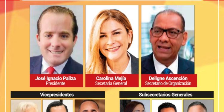 En ambiente de unidad Paliza y Carolina inscriben planchas ante Comisión de Elecciones Internas PRM