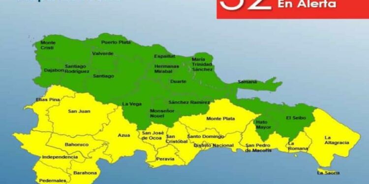 COE pone todo el país bajo alerta por tormenta tropical Franklin