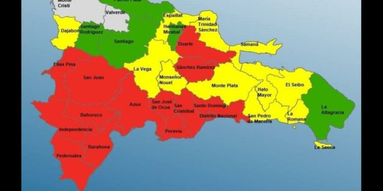 COE amplia alertas ante lluvias persistentes en el país