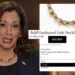 La progresista Kamala Harris aparece con un collar de 62.000 dólares tras la debacle de Biden