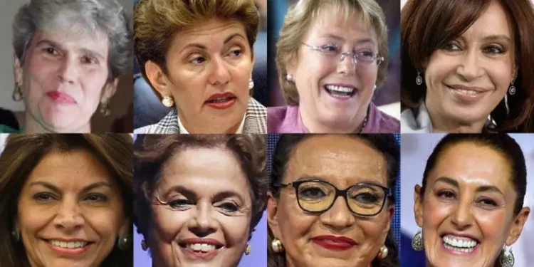 Quiénes son las 7 mujeres que fueron elegidas presidentas en América Latina antes de Claudia Sheinbaum