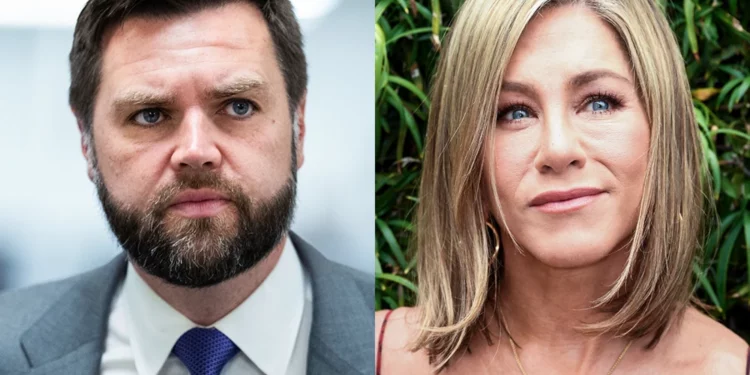 Jennifer Aniston critica a J.D. Vance por los comentarios de las “damas con gatos y sin hijos”: «Rezo para que su hija tenga la suerte de tener hijos»