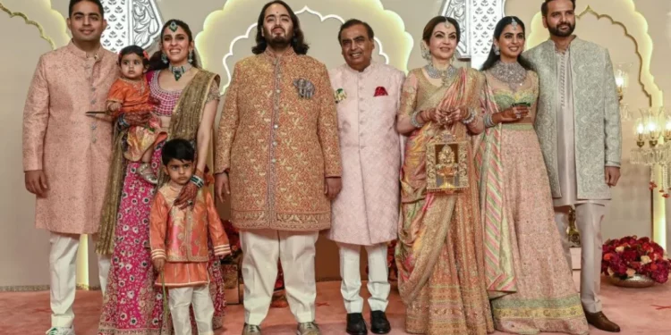 Así fue la boda del año en la India de Ambani y Merchant: jets privados, la bendición de Modi y cameo de las Kardashian
